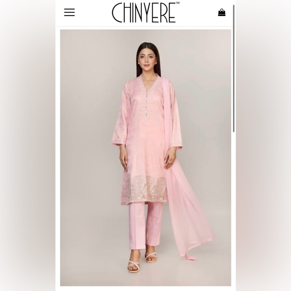 Elegant Pink Women's Dress